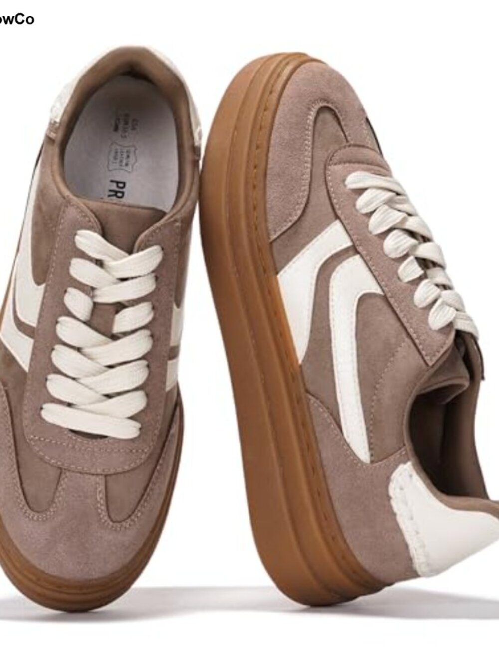 Project Cloud Platform Sneakers Lightweight Lace-Up Memory Foam Women's Shoes
